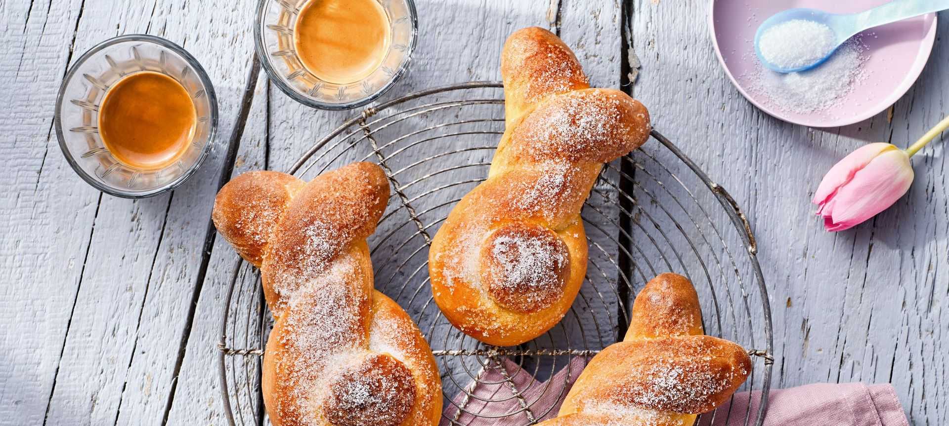 Rezeptbild für Magerquark Hasen