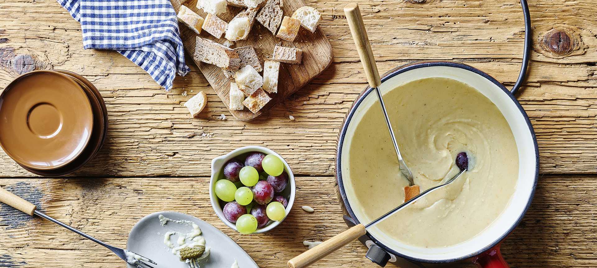 Rezeptbild für Mild-fruchtiges Käsefondue mit Buttermilch