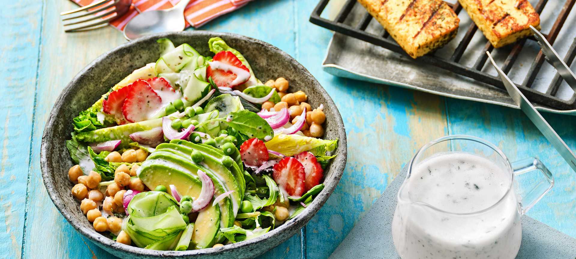 Rezeptbild für Schnelles Sommersalat-Dressing mit Kefir