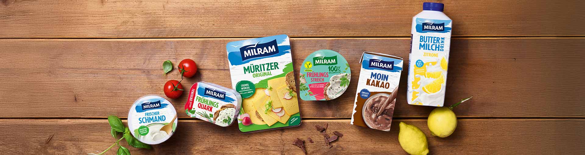 Nachhaltige Verpackungen bei Milram