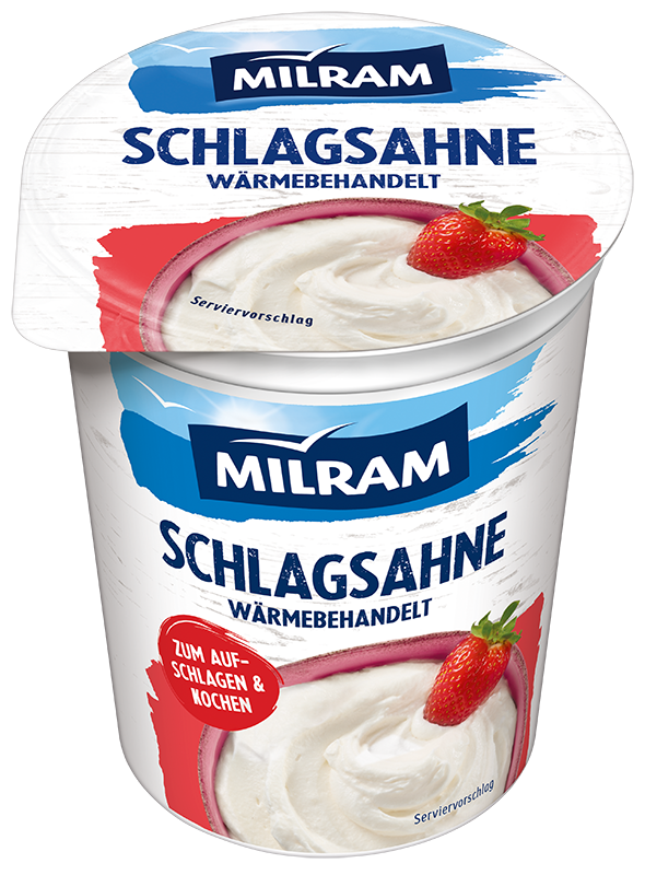 Frische Schlagsahne 30 % | Produktvielfalt | MILRAM